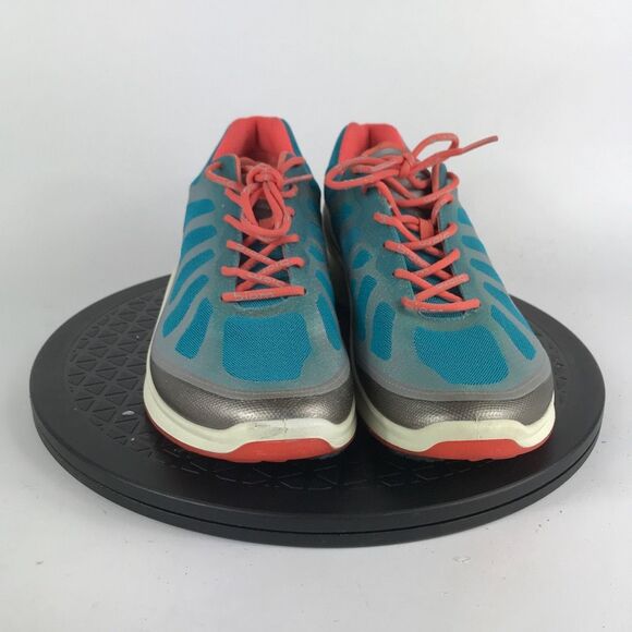 Ecco Biom Performance Comfort Athletic Shoes Blue/Orange EU 41 Men’s Size 7.5 - Picture 2 of 12